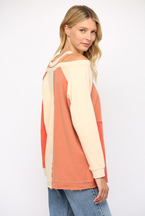 Cold Shoulder Long Sleeve