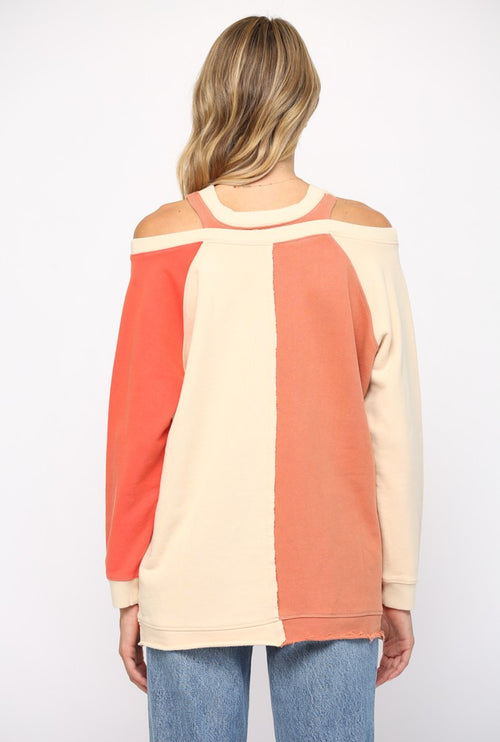 Cold Shoulder Long Sleeve