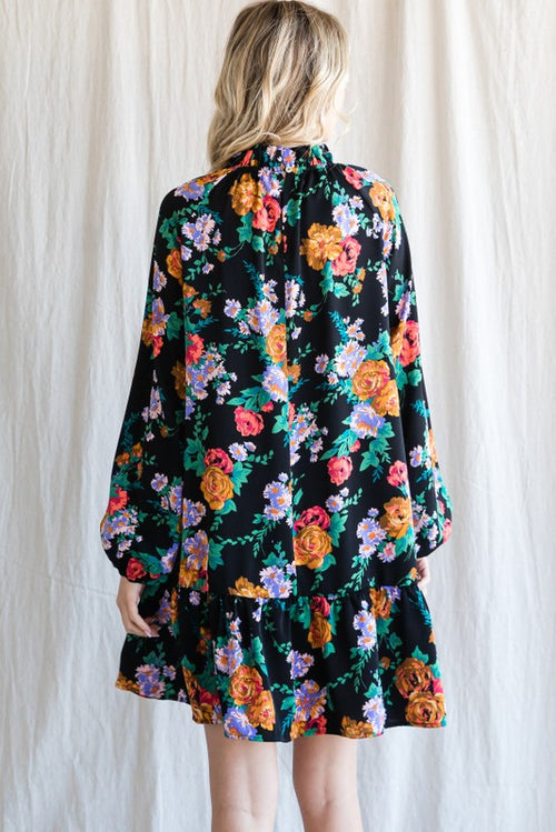 Floral Long Sleeve Dress