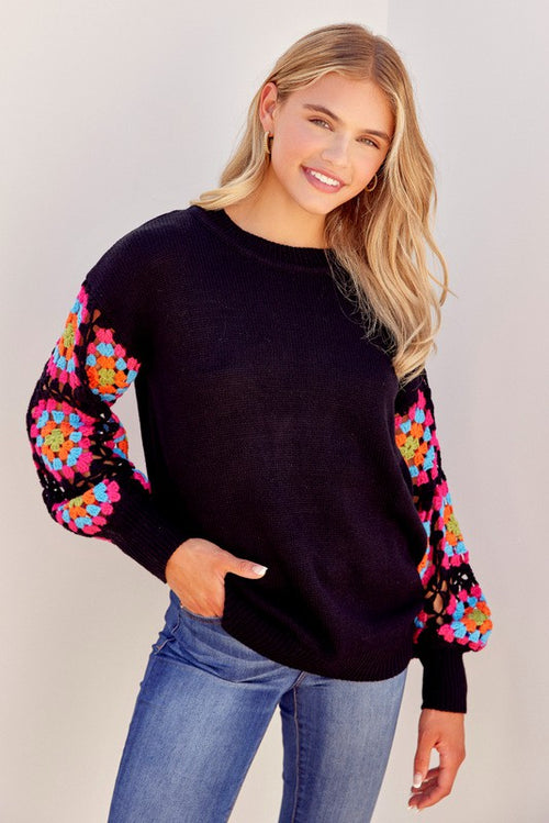 Knit Sleeve Top