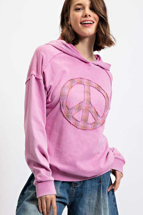 Pink Peace Hoodie