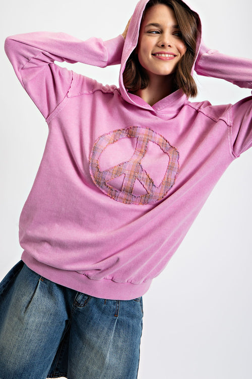 Pink Peace Hoodie