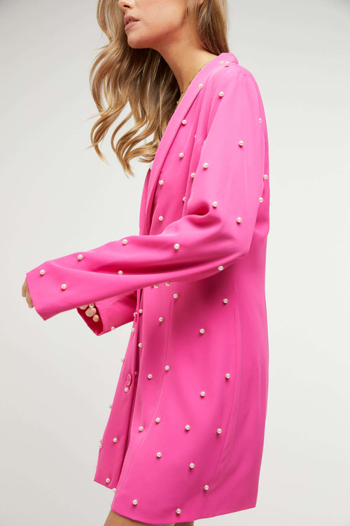 Pink Pearl Blazer Jacket