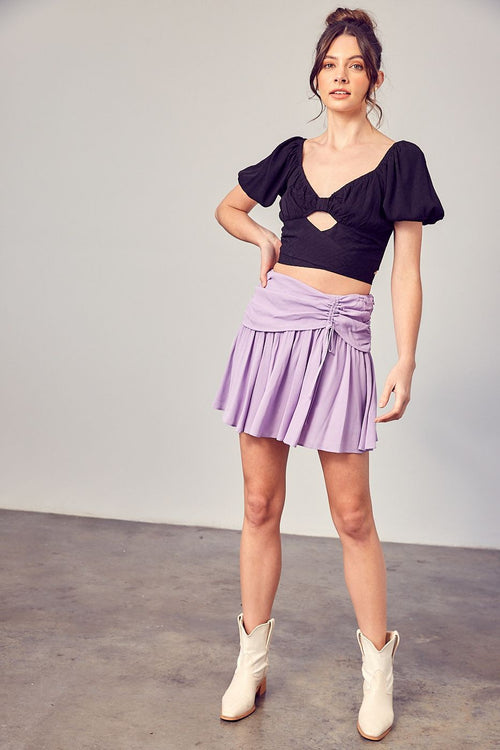 Lavender Ruffled Mini